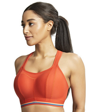 Panache Sport biustonosz bez fiszbin Racer Back - Sunrise Orange