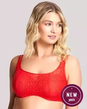 Sofia Dare biustonosz crop top - ognisty WYPRZEDAŻ