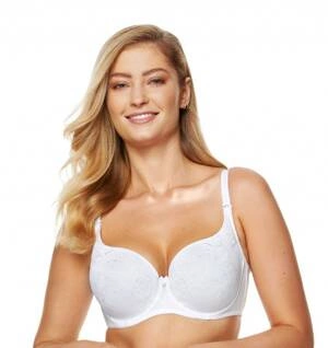 Yvette biustonosz usztywniany - biały