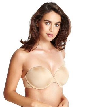 Porcelain Elan biustonosz z odpinanymi ramiączkami - cielisty