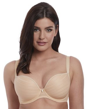 Freya Cameo biustonosz bezszwowy Plunge - beżowy/cielisty