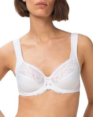 Biustonosz miękki Modern Lace+Cotton W02 Triumph 10213069 - biały
