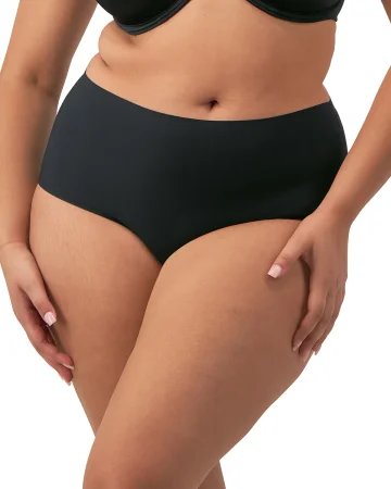 Fantasie Smoothease bezszwowe figi plus size - czarne
