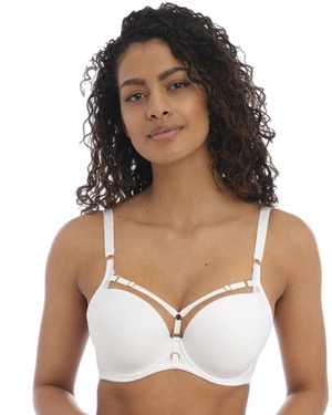 Freya Temptress biustonosz T-shirt bezszwowy Plunge - biały