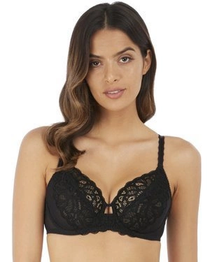 Raffine biustonosz usztywniany - czarny