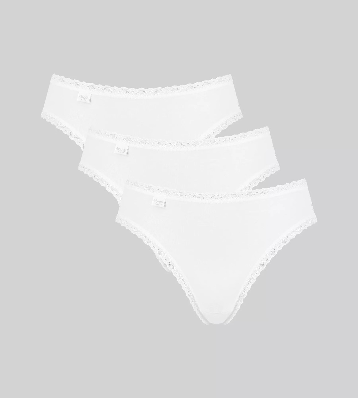 24/7 Cotton Lace Tai C3P Biały 44