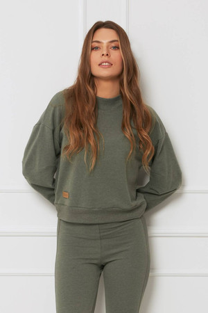 Bluza damska - bawełniana OH!ZUZA N&D H05 - zielona