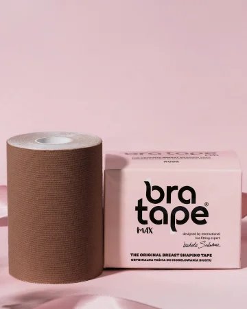 Bra Tape - modelująca taśma do biustu MAX 10 cm brązowa