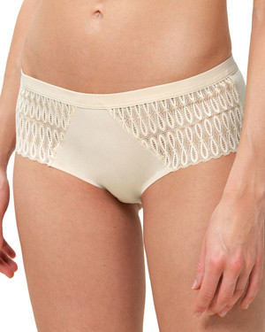 Majtki figi z wysokim stanem Aura Spotlight Maxi Triumph 10207997 - beżowe