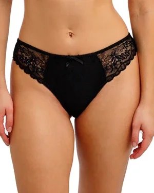 Freya Quinn figi koronkowe clean-cut - czarne
