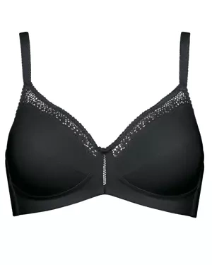 Biustonosz bezfiszbinowy Cotton Beauty N Triumph 10094814 - czarny