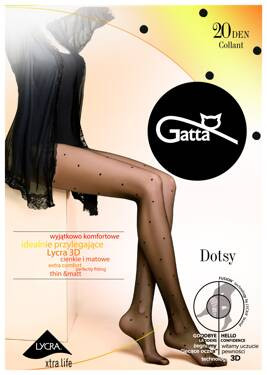 Rajstopy Dotsy Wz.03 20 Den - nero