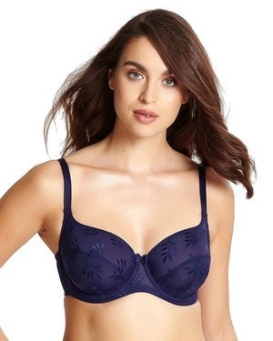 Tango biustonosz balkonetka - granatowy - Panache