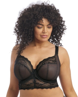 Charley biustonosz braletka z fiszbinami - czarny