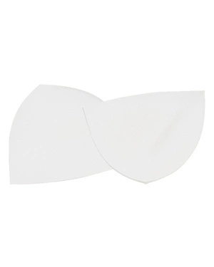 Wkładki piankowe push-up bikini - białe