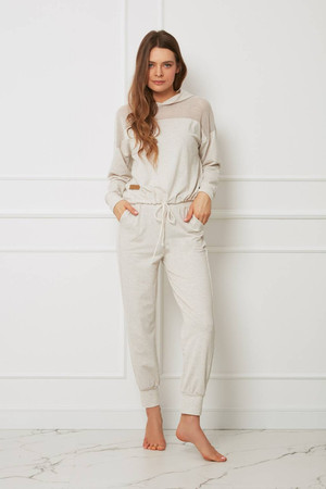 Spodnie - homewear OH!ZUZA N&D H20 - kremowe