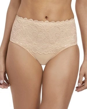 Eglantine figi z wysokim stanem - beżowe/cieliste