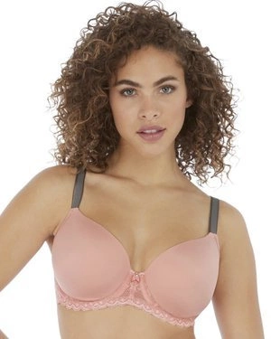 Offbeat biustonosz T-shirt plunge - różowy