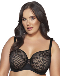 Innesa AV 2102 biustonosz półusztywniany - czarny