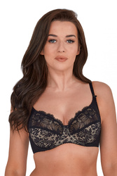 Biustonosz chantal bso 534 - czarny/beżowy