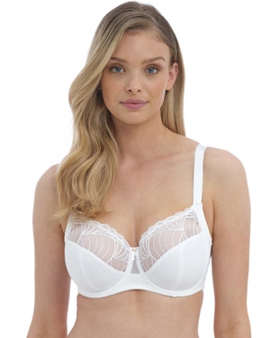 Adelle biustonosz z bocznym panelem zbierającym - biały