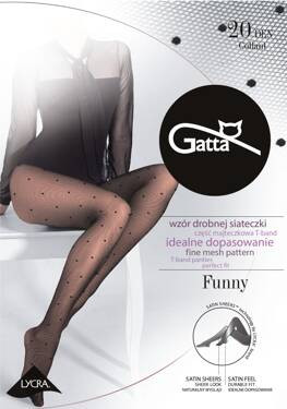 Rajstopy Funny Wz.05 20 Den - nero