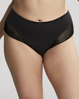 Bliss figi z wysokim stanem - czarne - Sculptresse
