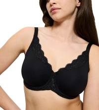 Biustonosz usztywniany Amourette W01 - czarny