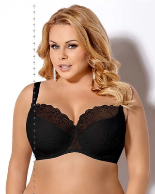 Blanca K357 biustonosz półusztywniany - czarny