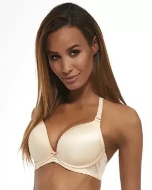 Fortuna biustonosz multi comfort push-up - beżowy/cielisty