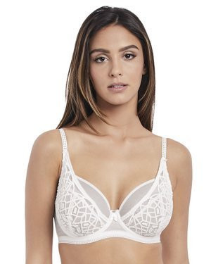 Freya Soiree Lace biustonosz High Apex - biały