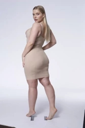 Halka wyszczuplająca pod biust 222 - beżowa