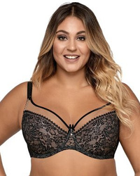 Soft Crystal AV 1396 biustonosz miękki - czarny