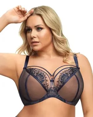 Paradise K496 biustonosz - granatowy