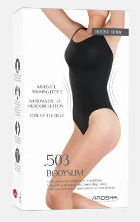 Body wyszczuplająco-modelujące - cieliste - Arosha