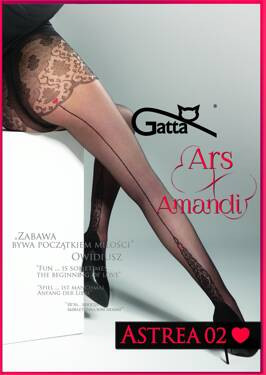 Rajstopy Ars Amandi Astrea W.02 - nero/red