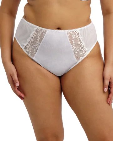 Lucie figi z wysokim stanem High Leg – białe