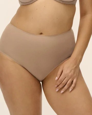 Fantasie Smoothease bezszwowe figi z wyższym stanem - beżowe