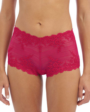 Wacoal Embrace Lace szorty koronkowe - czerwone