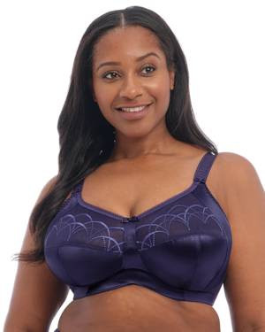Cate biustonosz bez fiszbin - granatowy