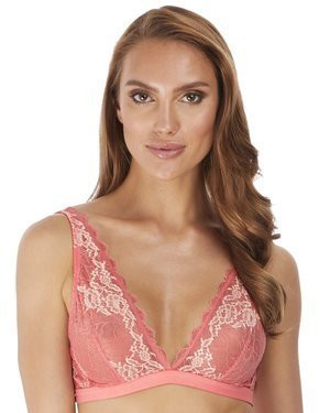 Lace Perfection biustonosz braletka - truskawkowy