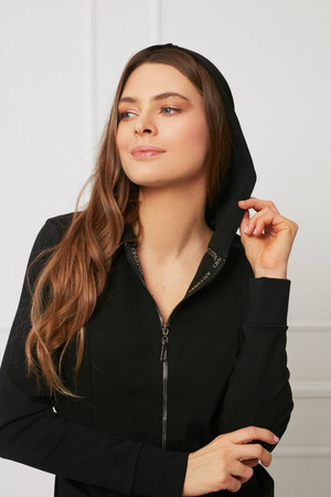 Bluza damska - plus size bawełniana OH!ZUZA N&D H01- czarna